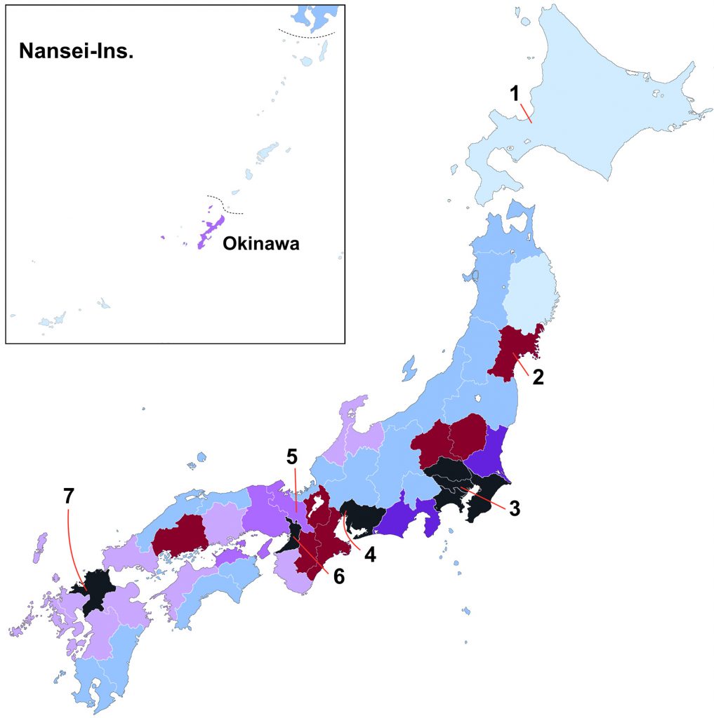 Nippon Info Landeskunde Japans Die Topografie Japans