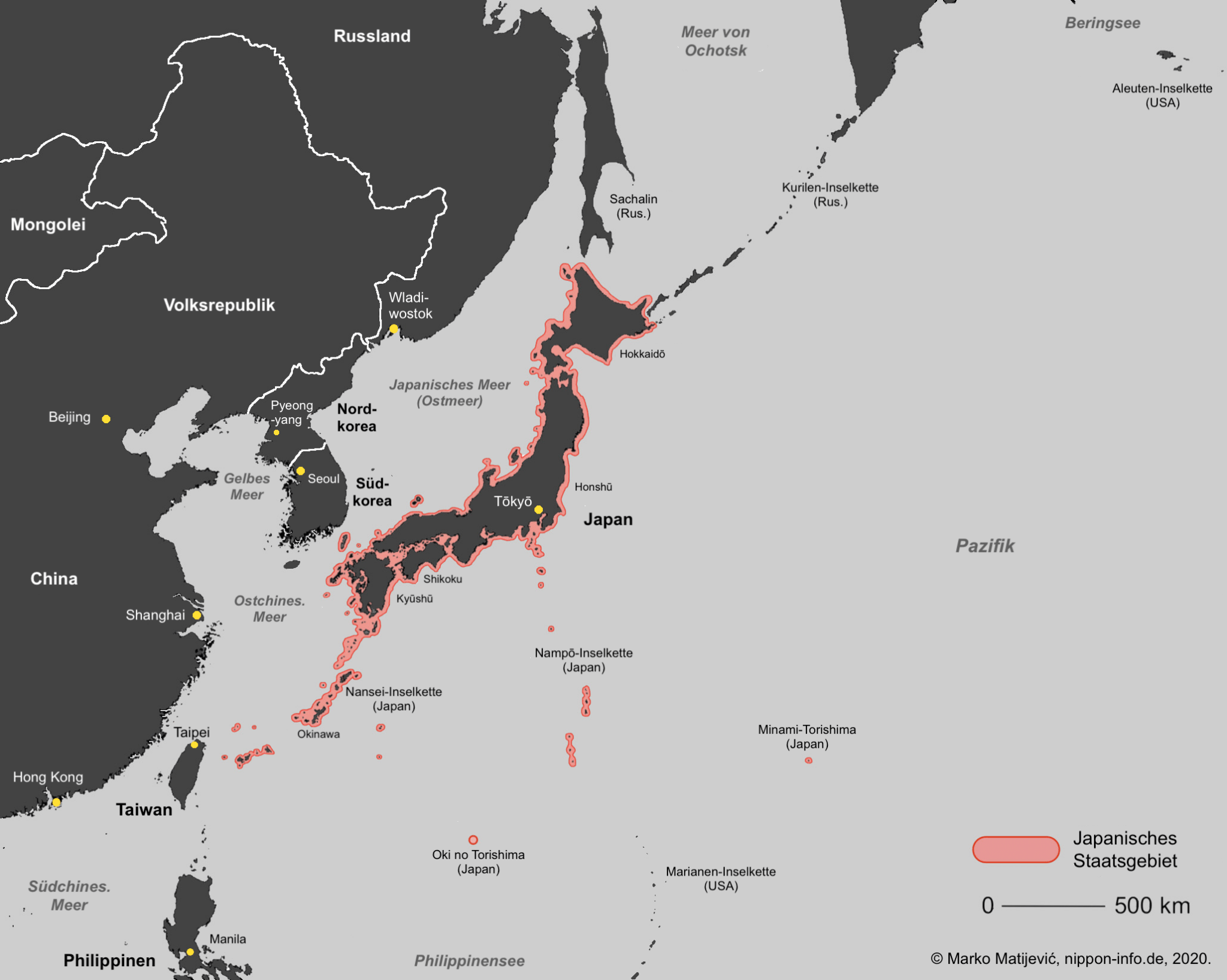 Geografie Japans Landeskunde NipponInfo