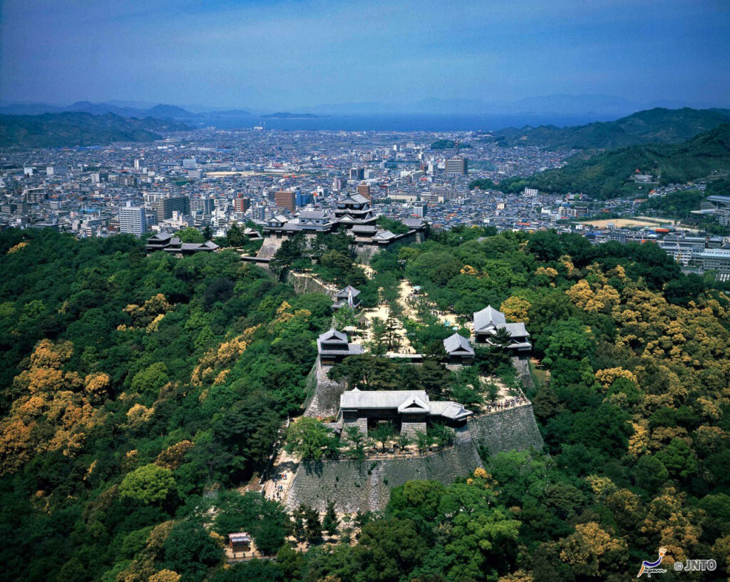 Abbildung der Burg Matsuyama