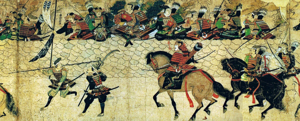 Abbildung einer Szene der 2. Mongoleninvasion