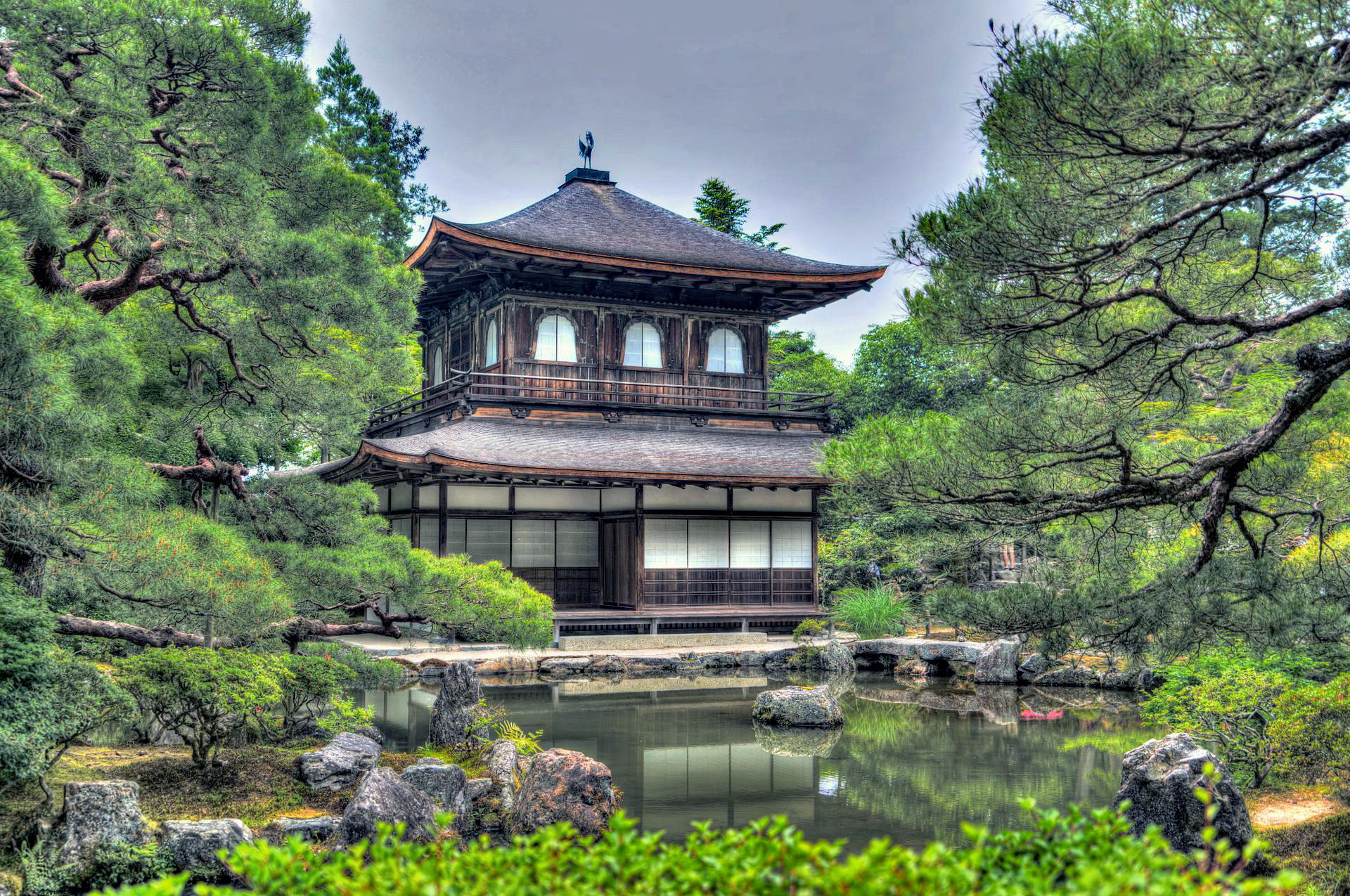 Abbildung des Ginkaku-ji in Kyōto