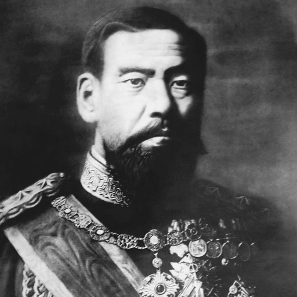 Bild von Kaiser Meiji (Mutshito), 1890