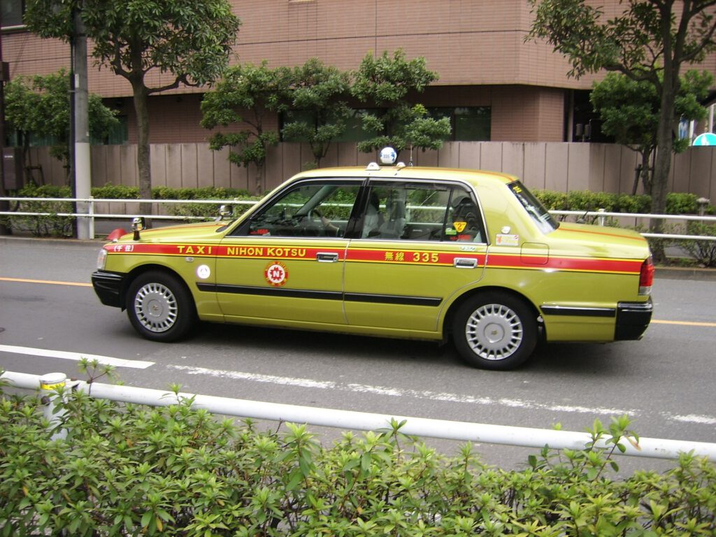 Japanisches Taxi